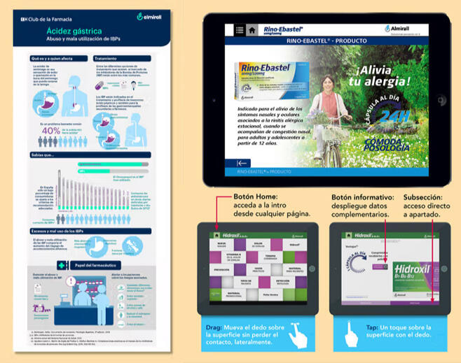 Infografias y material formatico para agencia de redacción médica